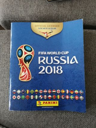 Complete Panini Fifa World Cup Russia 2018.