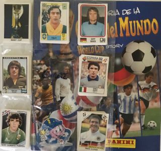 Panini World Cup Story Complete Sticker Set And Album