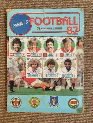 Panini Football 82 Album 100 Complete