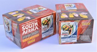 Panini World Cup 2010 - 2 X Box Display Including 100 Packs Of Stickers