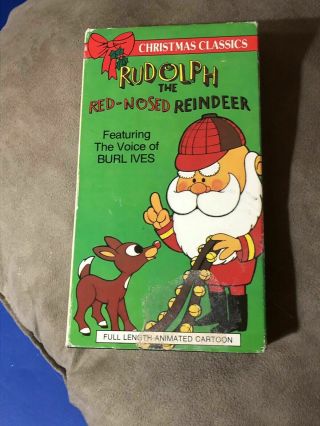 Vintage Christmas Classics: Rudolph The Red Nosed Reindeer On Vhs - 1988 - 90002