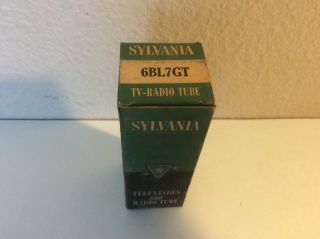 Vintage Sylvania Television & Radio Tube 6bl7gt Nos