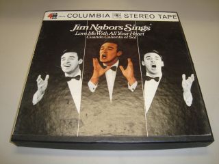 Vintage Reel To Reel Tape: Jim Nabors Sings Love Me With All Your Heart (cuando