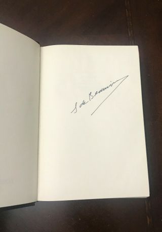 Franklin Library - Second Sex by Simone De Beauvoir.  SIGNED Leather 2