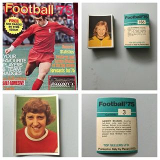Top Sellers Football 75 Cards.  Complete Your Album,  1,  2,  3,  4,  5,  10,  15 Available