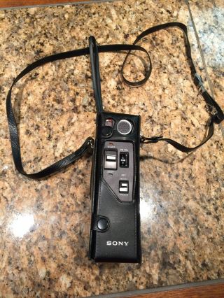 Vintage Sony TC - 56 Cassette - Corder Recorder Portable W/Case 3