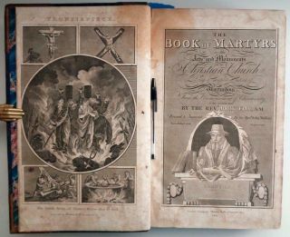 1811 Fox Book Of Martyrs Martyrdom Bible Genesis History Jesus 22 Plates Folio