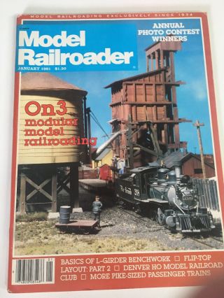 Vintage Model Railroader January 1981