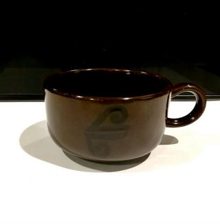 Air Zealand Collectors Brown First Class Inflight Airline Tea Coffee Mug Cup