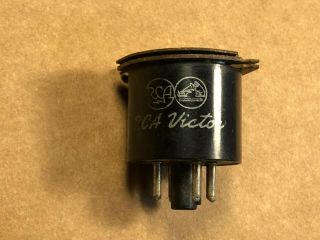 Vintage 6 - Pin Socket To Octal 8 - Pin Plug Vacuum Tube Adapter Homemade A