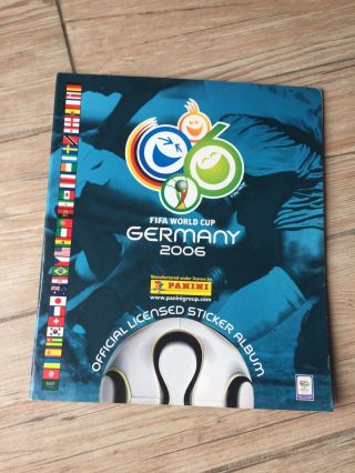 Panini Fifa World Cup Football Sticker Book Germany 2006 Empty