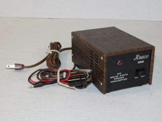 Vintage Kraco 100 Dc Solid State Power Converter Supply Old School Car Audio