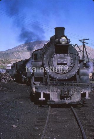 (1962) Denver & Rio Grande Western 497 - 491 - Color Slide