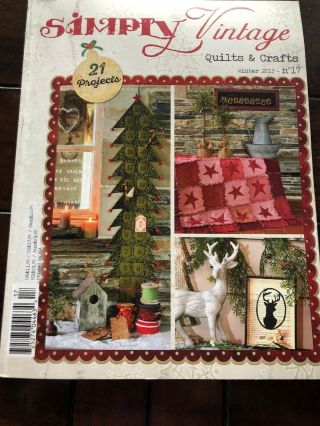 Simply Vintage Quilts & Crafts Winter 2015