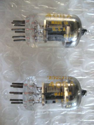 Matched Pair Western Electric 408A Small Signal Pentodes 539C 2