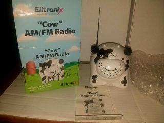 Brand Cow Am/fm Transitor Radio Elitronix Ad - 356