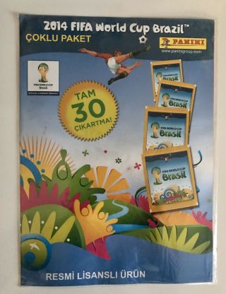 Panini 2014 World Cup Brasil Stickers 5x Pack 100