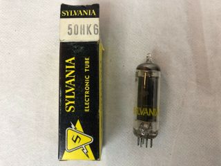 Vintage Sylvania 50hk6 Vacuum Tube Old Stock