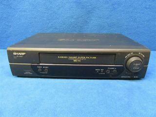 Sharp Vc - A582u Vcr Vhs Player 4 - Head Video Cassette Recorder Player