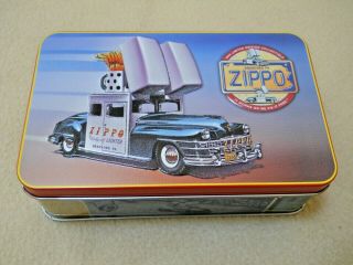 Vintage 1998 Zippo Limited Edition Collectible Tin / Empty