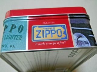Vintage 1998 ZIPPO Limited Edition Collectible Tin / EMPTY 3