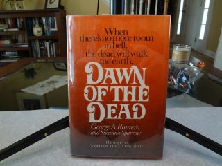 1978 Dawn Of The Dead Hc/dj True 1st Printing Book Signed By George Romero Vf/vf