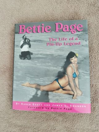 Signed By Bettie Page & Hugh Hefner The Life Of A Pin Up Legend Hardcover