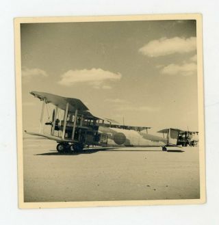 Photograph Of Vickers Valentia K3605 - 70 Sqn - Amman - August 1939