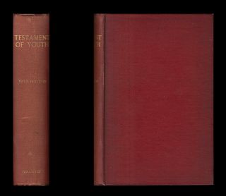 1933 Vera Brittain Testament Of Youth Autobiographical Study 1900 - 1925 Wwi V.  A.  D