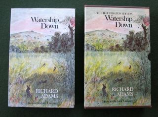 Watership Down By Richard Adams.  First Illustrated Edition In Slipcase.  Fine.