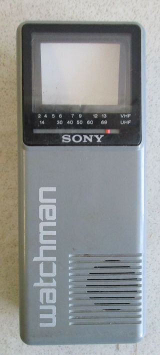 1986 Sony Watchman Portable Pocket Tv