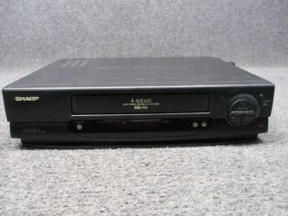 Sharp Vc - A5220 4 - Head Vcr Video Cassette Recorder Vhs Tape Player No Remote