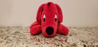 VINTAGE Dakin CLIFFORD THE BIG RED DOG Plush Hand Puppet. 2