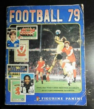 1979 Panini 70 Football Sticker Book 116 Out Of 594 Inside Partially Complete