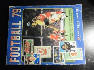 1979 Panini 70 Football Sticker Book 116 out of 594 inside Partially Complete 2