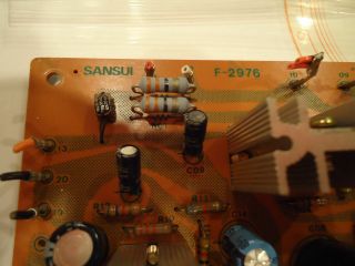 Sansui TU - 719 Stereo Tuner Parting Out BOARD F - 2976 Power Supply 2