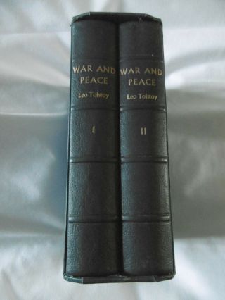 War And Peace - Leo Tolstoy Folio 1971 Leather Bound Edition