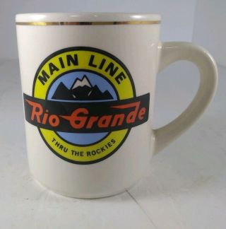 Rio Grande Ski Train Thru The Rockies Souvenir Coffee Mug