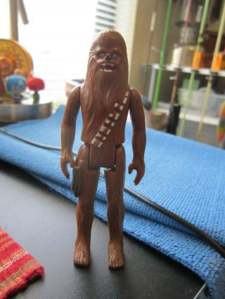 Star Wars 1977 Vintage Kenner Chewbacca With Weapon (hk) Loose Action Figure