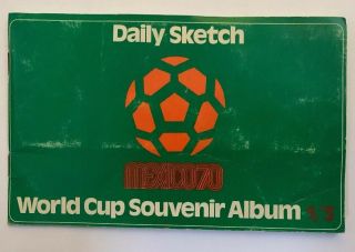 Daily Sketch Mexico 70 World Cup Souvenir Album 1/3 Complete Set 40/40