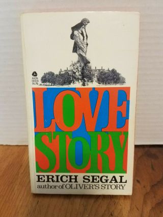 Love Story Erich Segal Vintage Avon Fiction Paperback 1977 Bx2