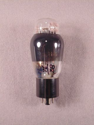 1 6B4G GE Black Glass HiFi Antique Radio Amplifier Vacuum Tube Code 54 - 15 3