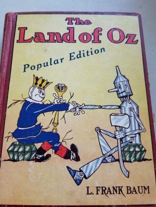 The Land Of Oz / Popular Edition Hardcover L.  Frank Baum 1904 Reilly & Lee Co