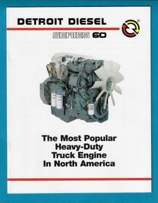 Detroit Diesel Series 60 Engine 12 Page Brochure