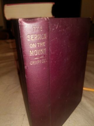 The Sermon On The Mount By Clovis G.  Chappell Vintage Hardcover.  Cokesbury 1930