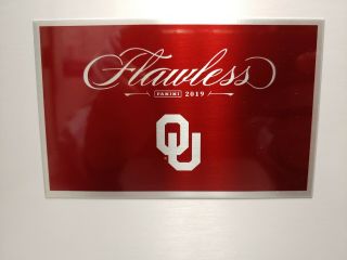Flawless 2019 Ou Empty Case.  Rare Find Ane Great Collector Item Oklahoma