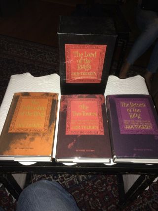 Near 1965 Lord Of The Rings Trilogy In Slipcase 2nd Ed Jrr Tolkien 9/10 Pri