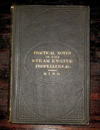 1862 Civil War United States Navy Naval Steam Boat James Adger Engineer Guide