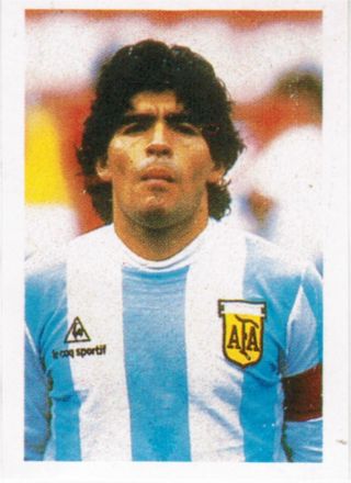 Peru 1986 Navarrete World Cup Mexico 24 Diego Armando Maradona