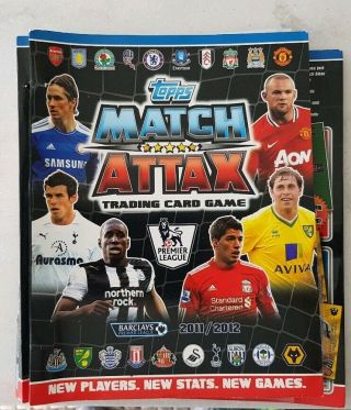 Topps Match Attax Trading Cards Binder - Album 2011/2012 Collectors Football Game